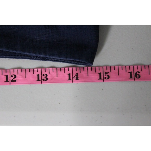 Gerard Darel Pants 6 38 Navy Blue Flat Front Straight Leg Chinos Cotton Pockets - Picture 6 of 9